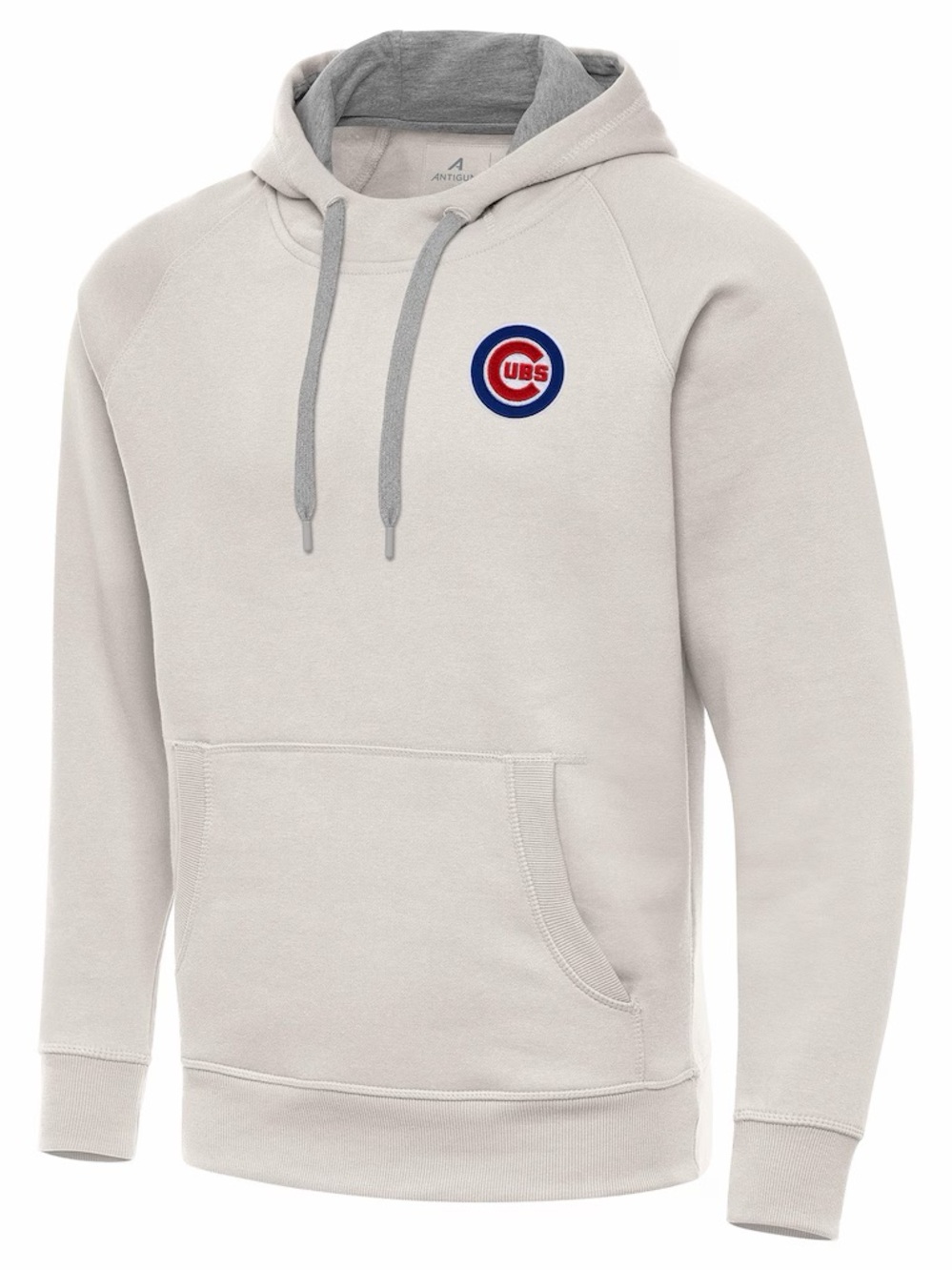 Antigua Apparel Chicago Cubs Victory Hood Sweatshirt in Antique White
